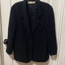 Womens Gloria Vanderbilt Black Pea Coat