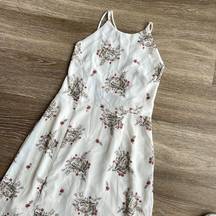 Lush Clothing Lush Cream Floral Midi Dress