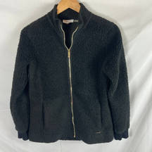 Calvin Klein  Fuzzy Zip Up Sweater Jacket Size Small