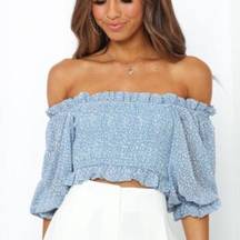 off the shoulder top