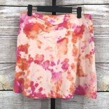 Pink Victoria's Secret Tie Dye Skirt Size XL