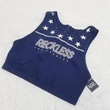 NEW Young & Reckless Work Out Sport Bra Top