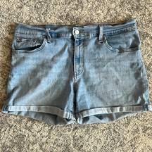 Levi’s  Cuffed Mid Length Denim Shorts