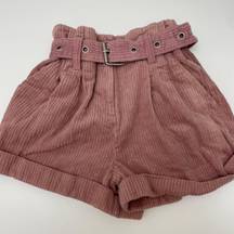 Boutique High Waisted Pink Shorts