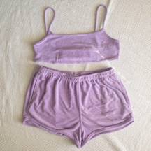 NIA Purple  Matching Lounge Set