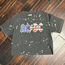 AC/DC Band tee shirt  casual California rock n roll boho indie cotton going out