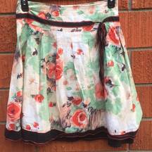 💜Chemistry Adorable floral print spring skirt