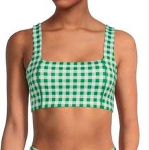 NWT Antonio Melani Green and White Vital Sports Bra