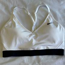 Nike White Sports Bra