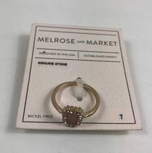 4/$25 NWT Melrose and Market Stone Vintage Style Ring 7