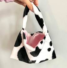 Y2K Mini Cow Print Bag