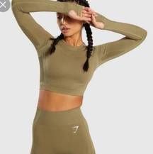 Gymshark Knit Set Olive Green