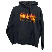 Thrasher Magazine flames logo hoodie sweatshirt size Small