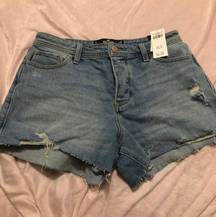 Hollister High Rise Mom Jean Shorts