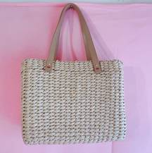 Amanda Smith Wicker Woven Straw Picnic Cottagecore Mini Bag