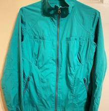 TEAL WINDBREAKER/turquoise JACKET  MEDIUM