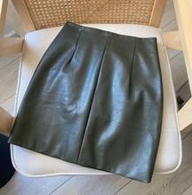 Leather Mini Skirt