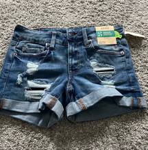 Aeropostale Ripped Jean Shorts