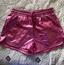 Amazon Metallic Pink Shorts