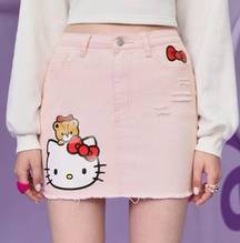 Hello kitty Jean skirt