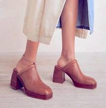 Free People New  Ruby Platform Mules