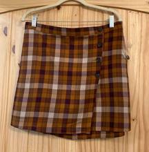 Hi Rise Plaid Skirt Size 15 NWT