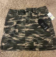 Camo Mini Skirt