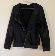 Asymmetrical Zip Moto Jacket