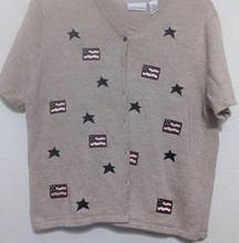 Croft & Barrow Croft Barrow 4th Of July American Flag Sweater Xl