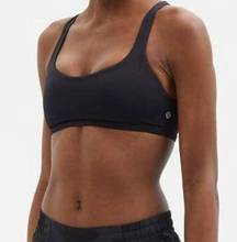 Lululemon  Free To Be Bra Sports Bra Crisscross Strappy Scoop Neck Yoga Black 4