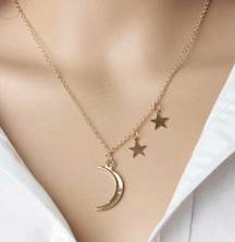 Boutique Moon And Stars Necklace