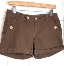 Surf Brand Brown Cuffed Casual Chino Shorts