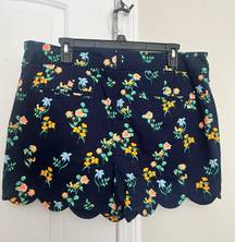 crown and ivy floral shorts