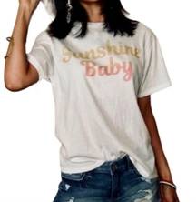 NWT Sunshine Baby White Tee