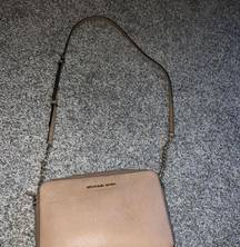 Michael Kors Beige MK Crossbody