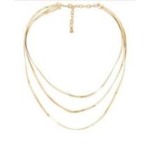 BaubleBar Raven Necklace Set Gold Womens Size OS