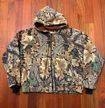 Vtg  Camouflage Hooded Cost