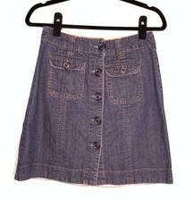 Natural Reflections Denim Skirt Size 2