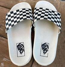 checkered slides, loved but plenty of life left. Sz 8