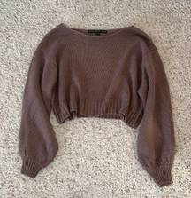 Cropped Sweater 