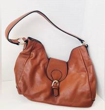 J. Jill Brown Leather Shoulder Purse NWT