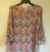 Rachel Kate fashion concepts chevron colorful top