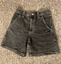 Wild Fable Black Denim Dad Shorts High Waisted