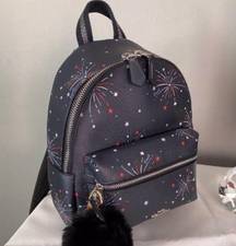 Coach Rare Fireworks Backpack