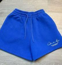 White Fox Sapphire Blue Lounge Shorts Sz XS