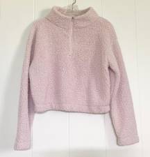light pink teddy pullover jacket BNWOT