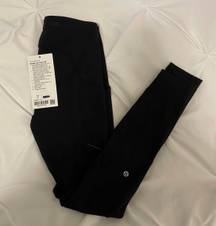 Lululemon black speed up tight 28” size 4