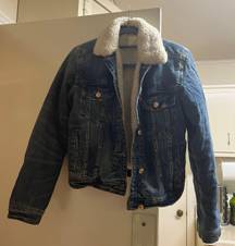 American Eagle Outfitters Sherpa Jean Jacket