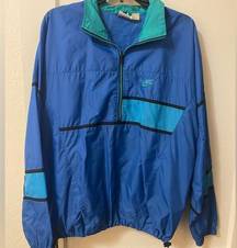 Nike Vintage  80s windbreaker quarter zip jacket size large sports track pullover