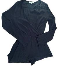 Lovestitch black long sleeve romper